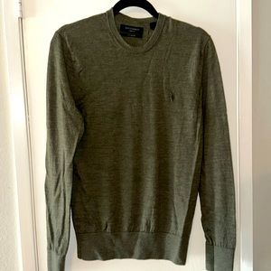 Green - Allsaints - Sweater - Thermal - Long Sleeve - Medium